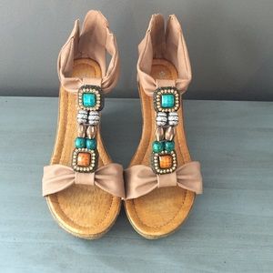 Worn once gorgeous wedges