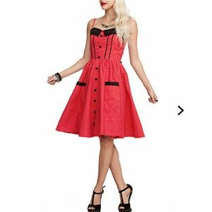 Hell Bunny Abby polka dot dress