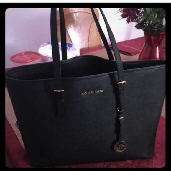 TRADED Jet set large mk bag