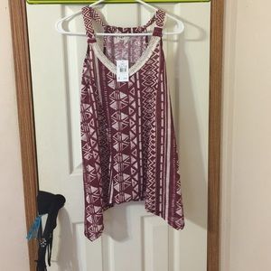 Vanity Racerback Sharkbite Top