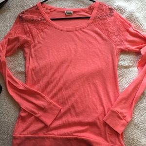 Pink long sleeve shirt