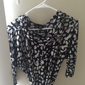 Black and white top