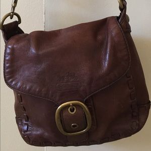 Coach Ltd. Ed. Dark Whiskey Bleeker Flap Bag