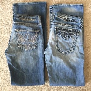 2 pair of Big Star Casey jeans size 28 regular