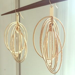 Aldo Faux Gold Hoop Earrings