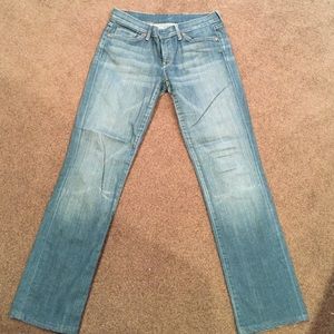 7 for all mankind light denim jeans
