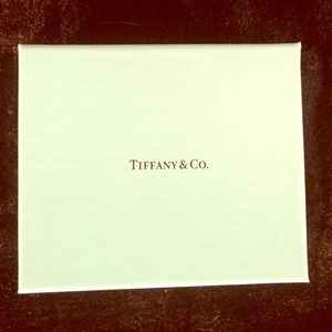 Authentic empty Tiffany's box