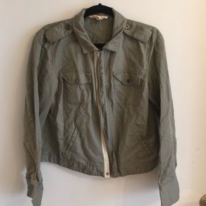 Vince Camuto Olive Green Military Jacket