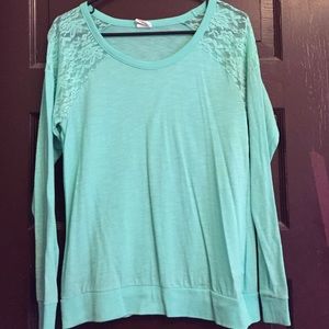 Pink long sleeve tee shirt