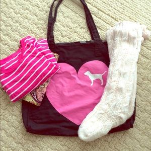 VS Pink overnight bag