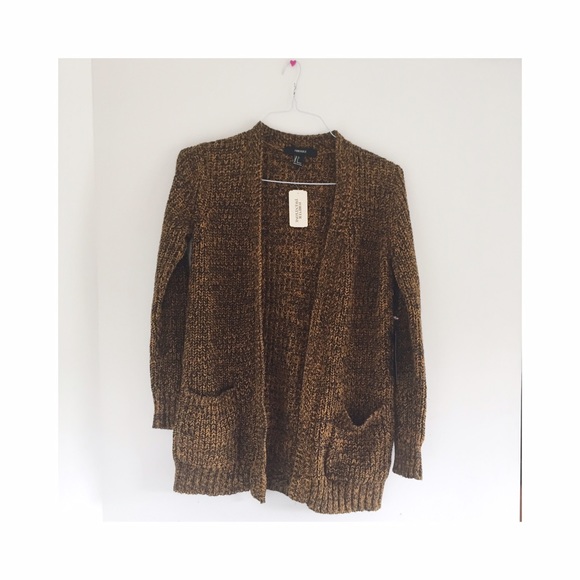 Mustard and black oversized sweater