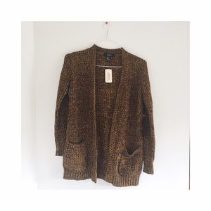 Mustard and black oversized sweater