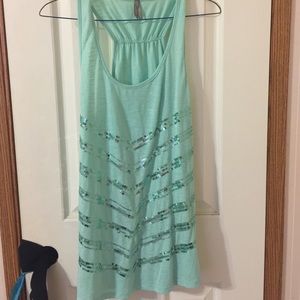 Vanity Racerback with Sequin detail