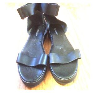 Topshop Platform Ankle strap Sandals