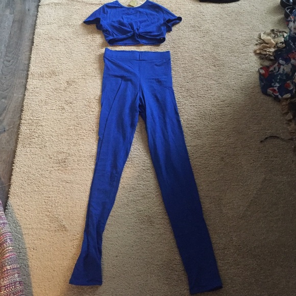2 piece crop top set