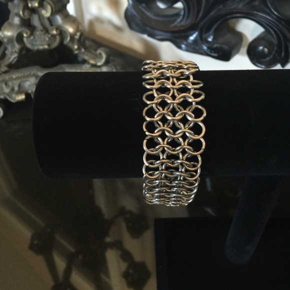 Chain Maille 3 Row Bracelet