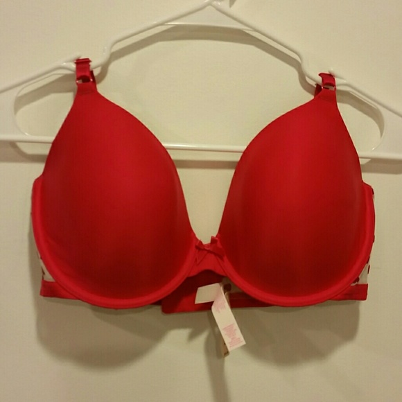 Red Victoria's  Secret bra