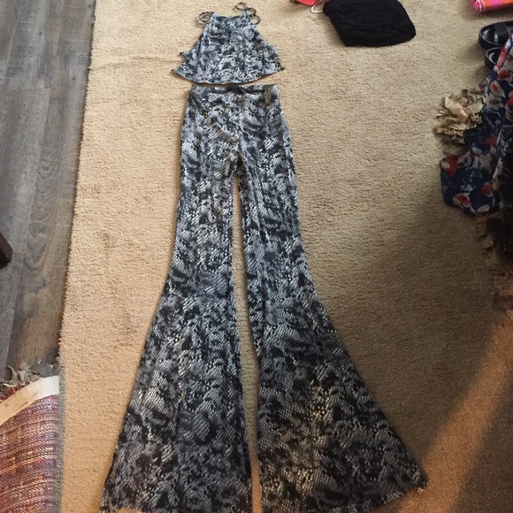 Crop top set