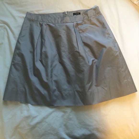 Grey/silver J. Crew mini skirt