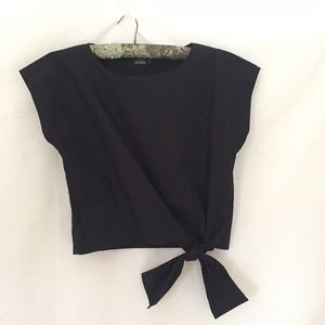 Crop tie top
