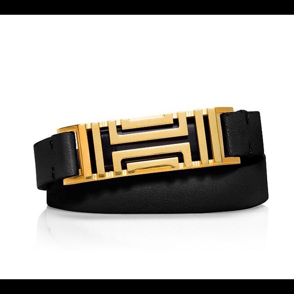 Tory Burch Fitbit Fret Double-wrap Bracelet