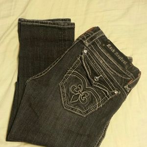 Womens Rock Revival straight leg jeans