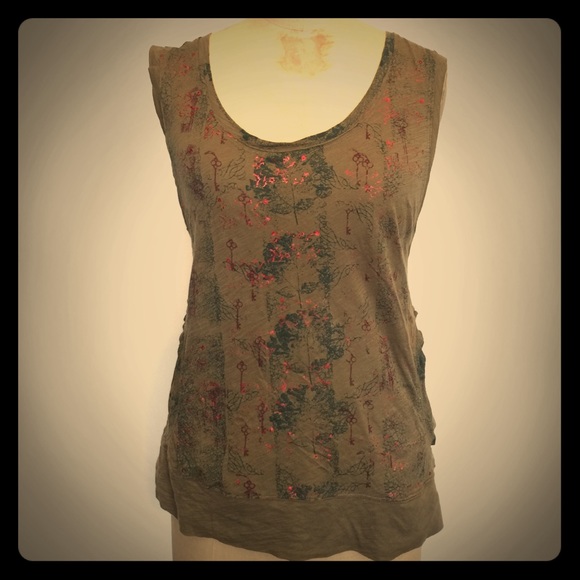 Free People Olive Top