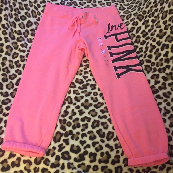 VIctorias Secret Pink Sweatpants Med. NWT
