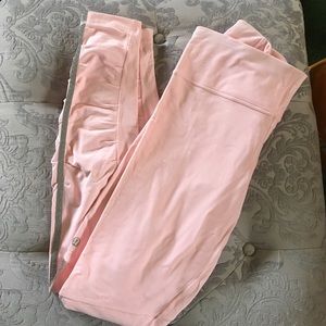 Lululemon light pink leggings
