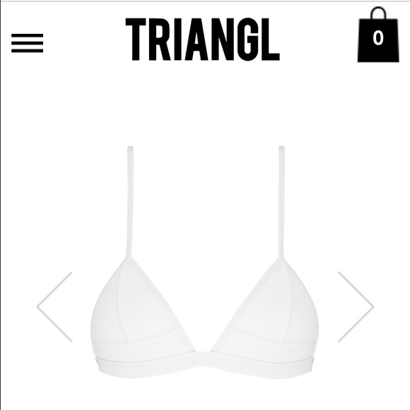 Triangl white Top Only