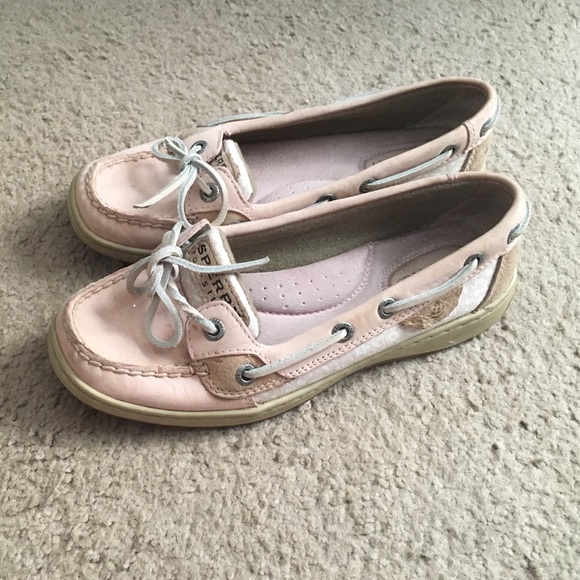 Sperry top sider light pink