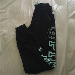 Vs pink Black and blue jogger pant