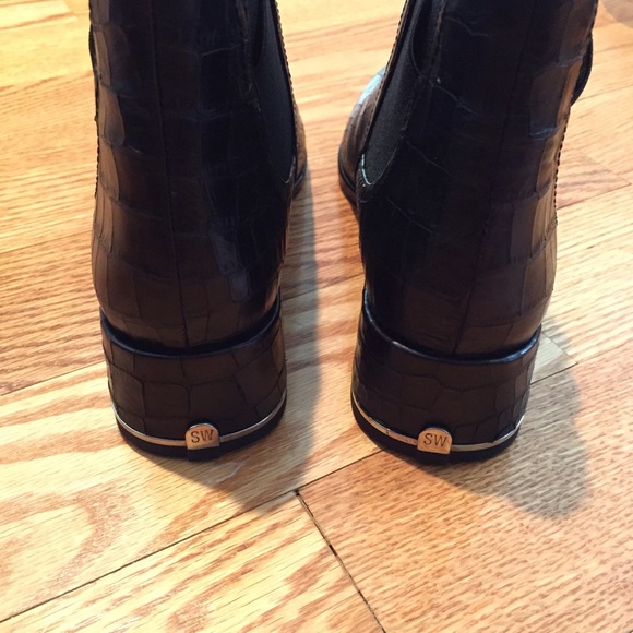 Stuart Weitzman 'Show Me' booties SZ 6.5 - Picture 2 of 5