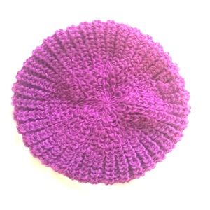 Purple beret