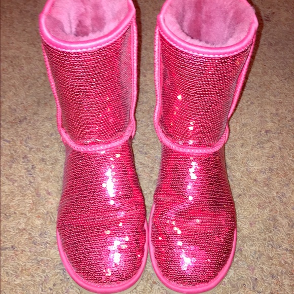 Red Sparkly UGG Boots