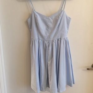 Urban Outfitters Pinstripe Skater Dress