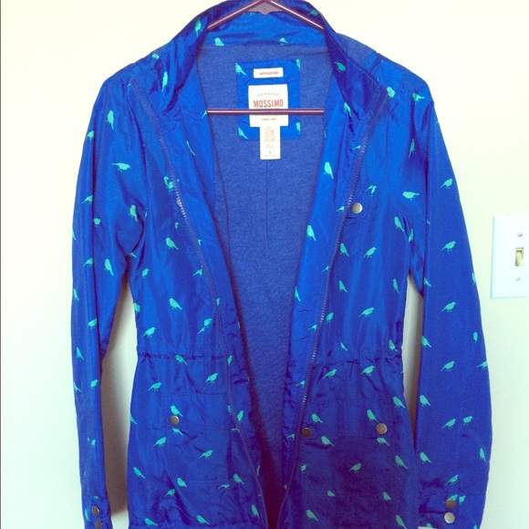 Mossimo bird print raincoat