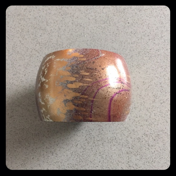 Multi colored gold cuff - Picture 3 of 3
