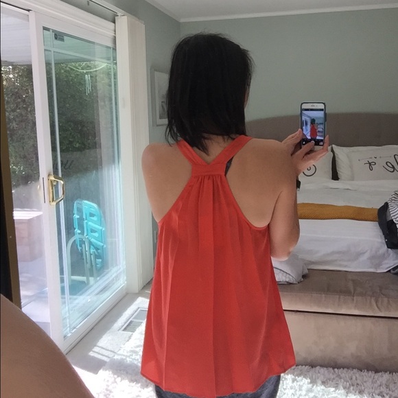 ((SOLD)) Joie 100% Silk Racerback Tanktop - Picture 3 of 3