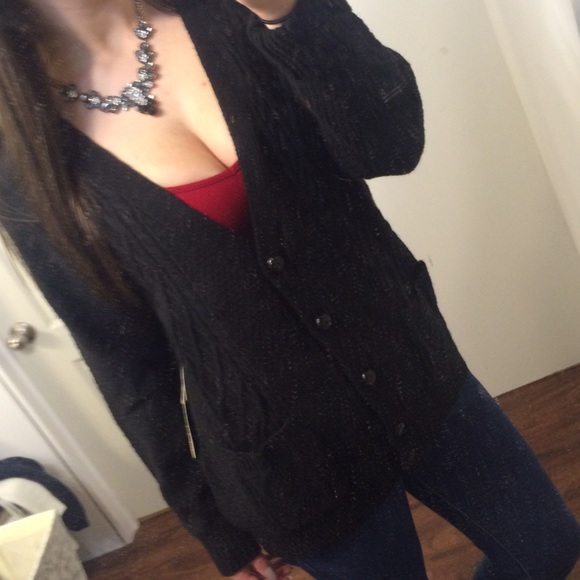 NWT forever 21 black cardigan - Picture 4 of 4