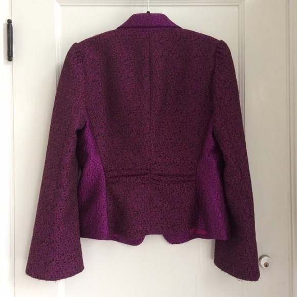 SOLD - Elie Tahari Roni Boucle Tweed Jacket - Picture 3 of 4