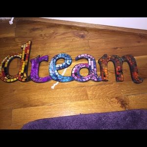DREAM wall decor piece