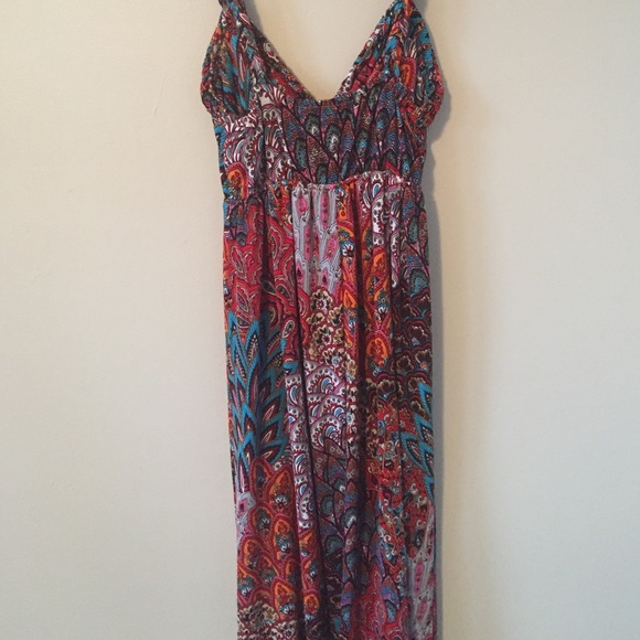 Colorful Maxi Dress - Picture 3 of 4