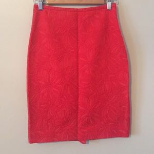 Limited Textured Pencil Skirt