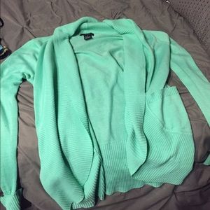 Teal cardigan
