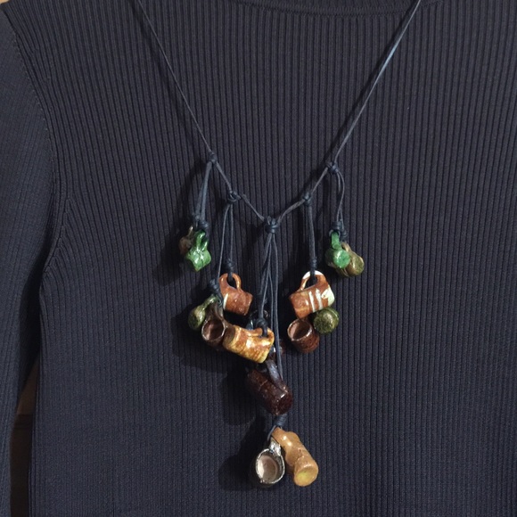Unique cup necklace