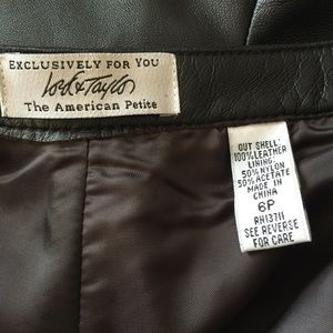 Lord and Taylor leather pants