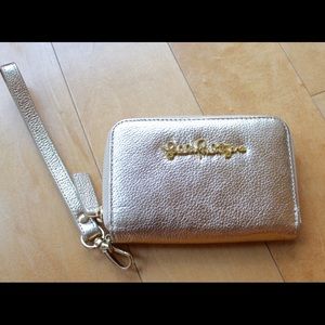 NWT Lilly Pulitzer gold wristlet
