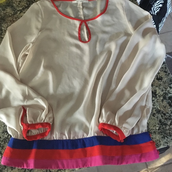 Cream blouse