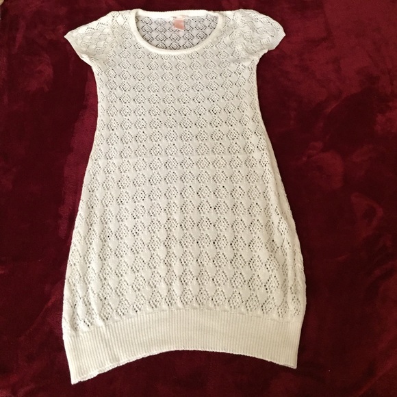 Very cute crochet white dress